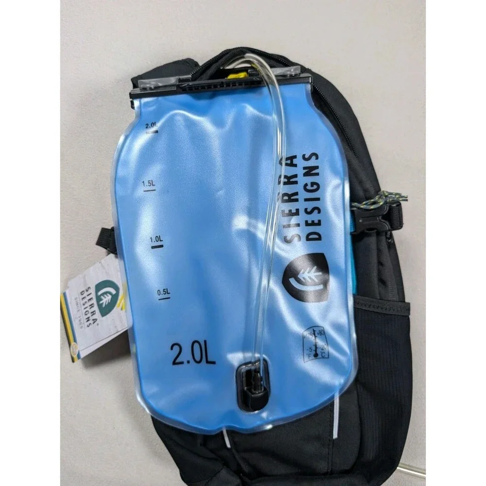 New With Tag Sierra Designs Bear Peak 13L Hydration Backpack Black Gorpcore